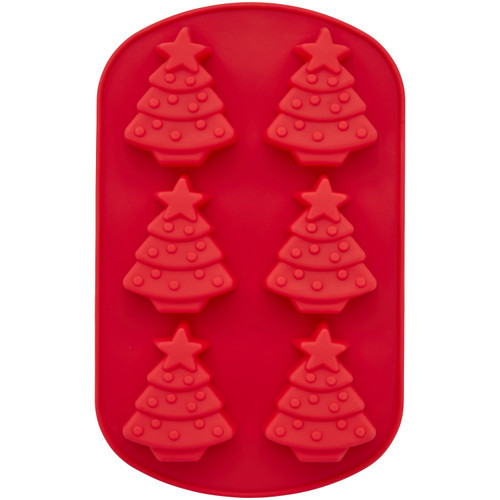 Wilton Silicone Baking And Candy Mold-Tree, 6 Cavity -W1010626