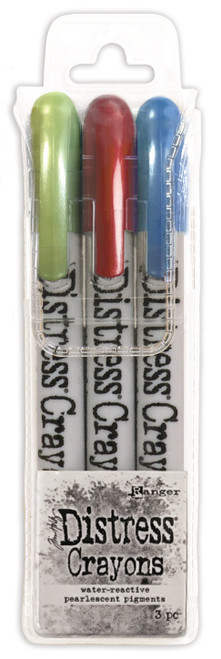 Tim Holtz Distress Crayon Pearl Set-Holiday Set# 3 SCK81173 - 789541081173