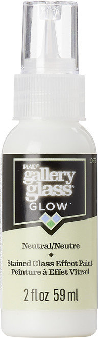 FolkArt Gallery Glass Paint 2oz-Glow In The Dark FAGG-19676 - 028995196768