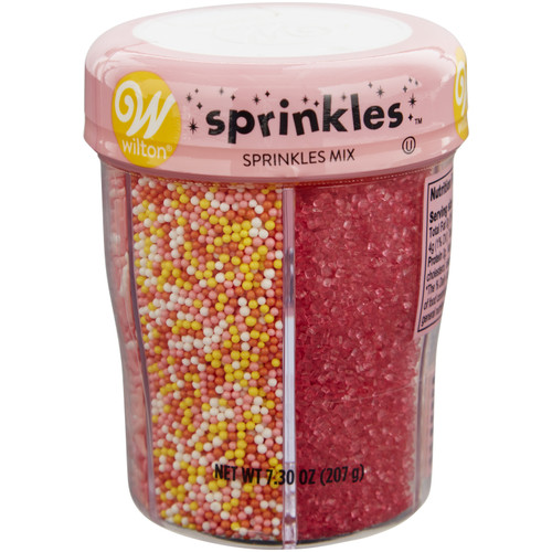 Wilton Sprinkles Mix-Primary Pinks, 6 Cell W1001009 - 070896159922