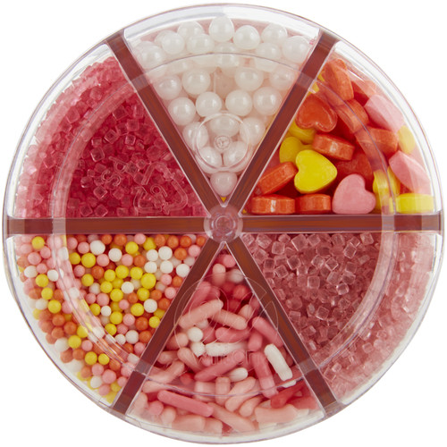 Wilton Sprinkles Mix-Primary Pinks, 6 Cell W1001009