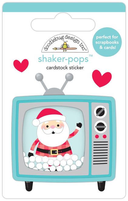 Doodlebug Shaker-Pops 3D Stickers-Santavision DP7909 - 842715079090