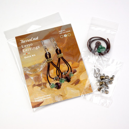 TierraCast Lasso Earrings Jewerly Making Kit-SP692800 - 841537100210