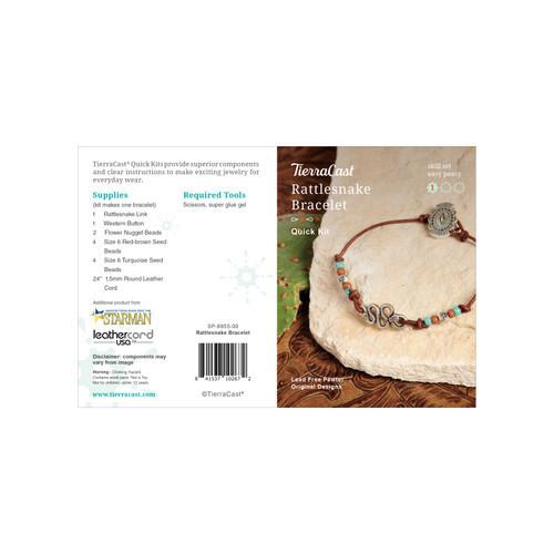 TierraCast Jewelry Making Kit-Rattlesnake Bracelet SP695500