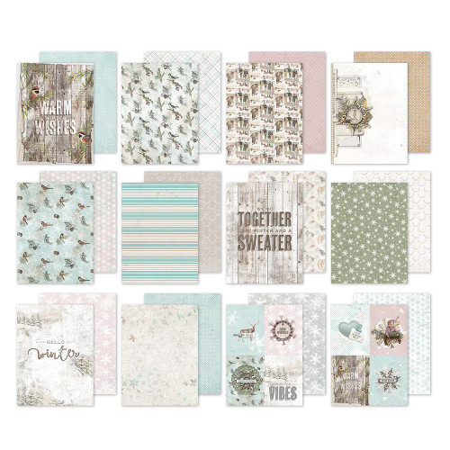 2 Pack Simple Stories Double-Sided Paper Pad 6"X8" 24/Pkg-Simple Vintage Winter Woods SVWW9119