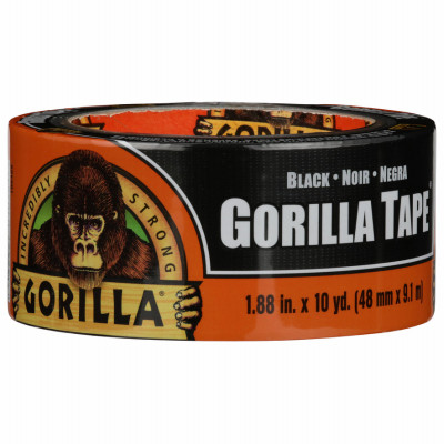 2 Pack - Gorilla Glue Tape 2"X10yd-Black - 105462 - 052427010384