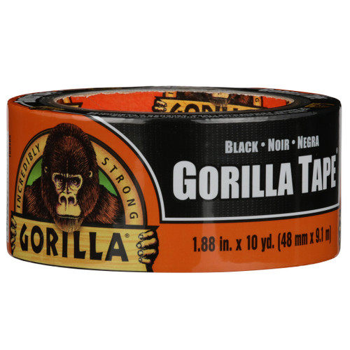 2 Pack - Gorilla Glue Tape 2"X10yd-Black - 105462 - 052427010384