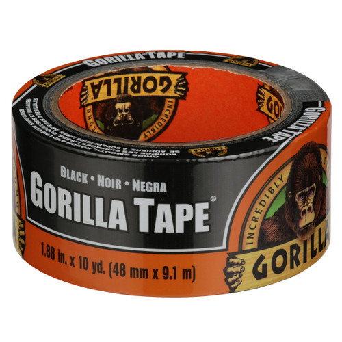 2 Pack Gorilla Glue Tape 2"X10yd -Black 105462