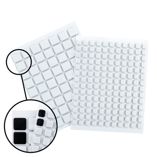 3 Pack Spellbinders Card Shoppe Essentials Foam Squares Mix-Black, 1mm SCS268
