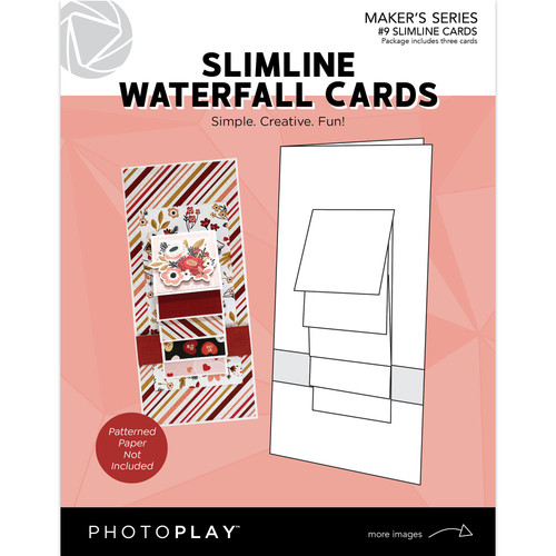 3 Pack Photoplay Slimline Waterfall Cards 3/Pkg-#9 PPP3729 - 709388337295