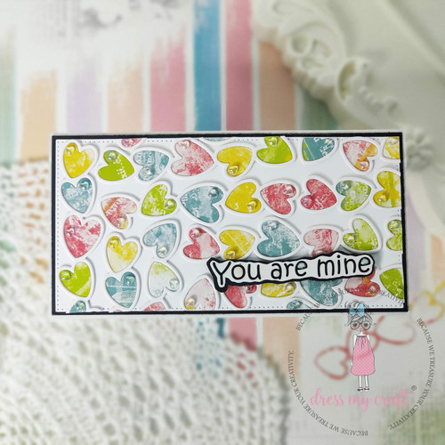 Dress My Craft Water Droplet Embellishments 8g-Rainbow Heart - Assorted Sizes - DMCF5079 Dress My Craft Water Droplet Embellishments 8g-Rainbow Heart - Assorted Sizes - DMCF5079
