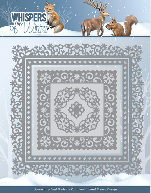 Find It Trading Amy Design Die-Winter Square, Whispers Of Winter ADD10288 - 8718715120617