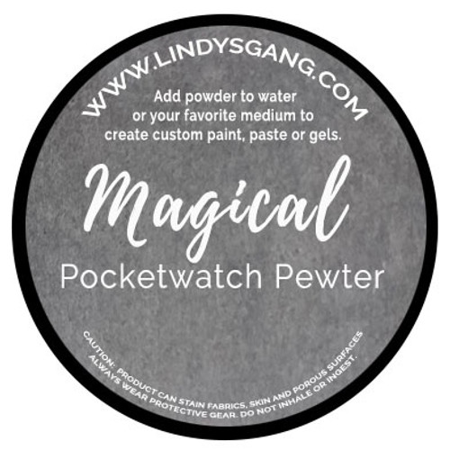 Lindy's Stamp Gang Magicals Individual Jar-Pocketwatch Pewter MAG JAR-09 - 818495018215