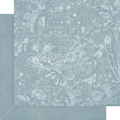 Graphic 45 Double-Sided Paper Pad 12"X12" 16/Pkg-Flower Market Patterns & Solids - G4502559