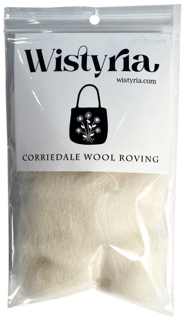 4 Pack - Wistyria Editions Wool Roving 14"-Natural - R-8100R - 893812001446