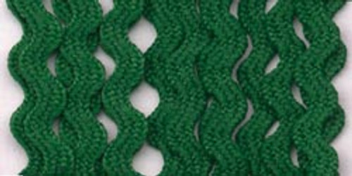3 Pack - Wrights Baby Rickrack .25"X4yd-Emerald - 117-400-044 - 070659142031