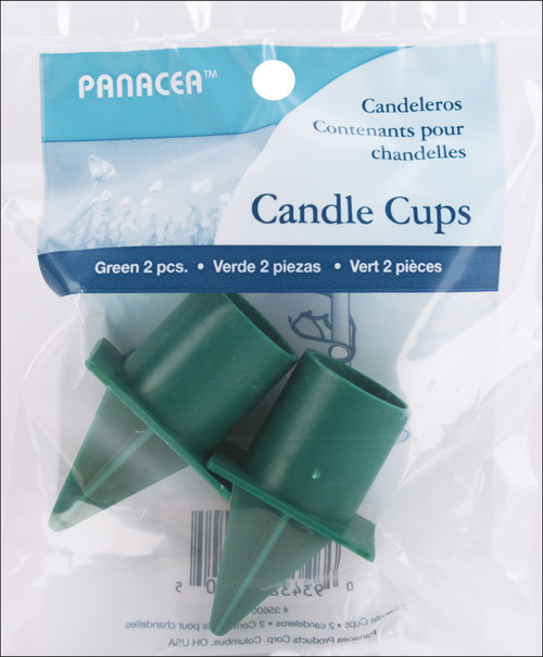 4 Pack Candle Cups 1" 2/Pkg-Green -35600 - 093432356005
