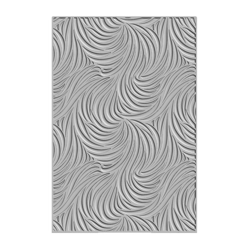 Sizzix 3D Textured Impressions-Flowing Waves 666051