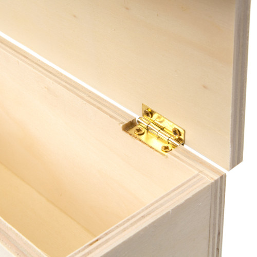CousinDIY Unfinished Wood Foldover Storage Box-8.25"x3.5"x3.5" - 20323001