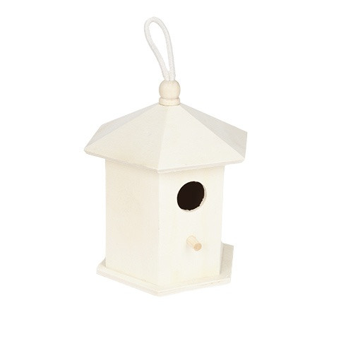 3 Pack - CousinDIY Unfinished Wood Birdhouse 5.7"x4.9"x7"-Tulip - 20325403