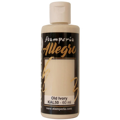Stamperia Allegro Paint 60ml-Old Ivory KAL50 - 8024273121127