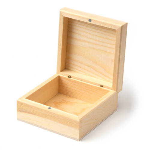 4 Pack - CousinDIY Unfinished Wood Square Trinket Box 3.5"x3.5"x1.8"-Square - 20327428 4 Pack - CousinDIY Unfinished Wood Square Trinket Box 3.5"x3.5"x1.8"-Square - 20327428