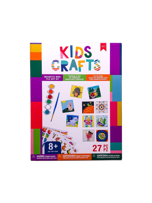 American Crafts Kids Magnetic Mini Tile Art Kit- - 34020072 - 765468027579