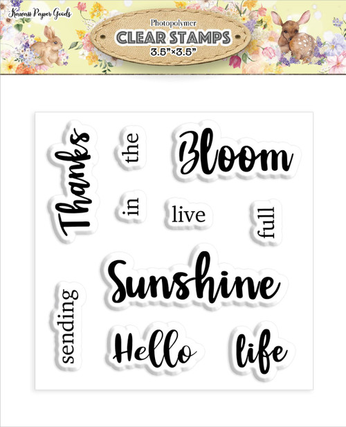 Memory Place Photopolymer Clear Stamps-Sunshine Meadows MP-61104 - 4582248611041