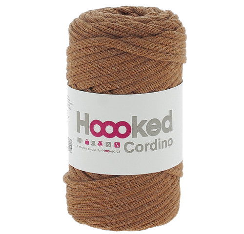 Hoooked Cordino Yarn-Caramel Brown CORD-43 - 8720629394428