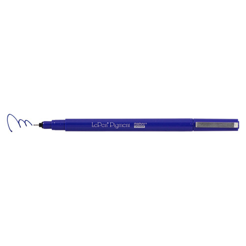 Uchida Le Pen Pigmented Pen 0.3mm Fine Tip Open Stock-Navy U4900S-29