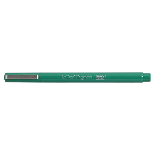 Uchida Le Pen Pigmented Pen 0.3mm Fine Tip Open Stock-Green U4900S-4