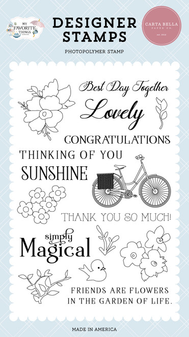 Carta Bella Stamps-Best Day Together, My Favorite Things FT307040 - 691835188119