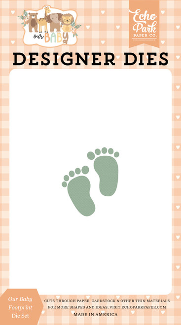 Echo Park Dies-Footprint, Our Baby OB303041 - 793888180390