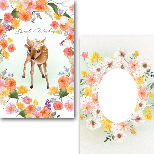 Sunshine Meadows Journal Card Pack 20/Pkg-4 Designs/5 Each MP-61103