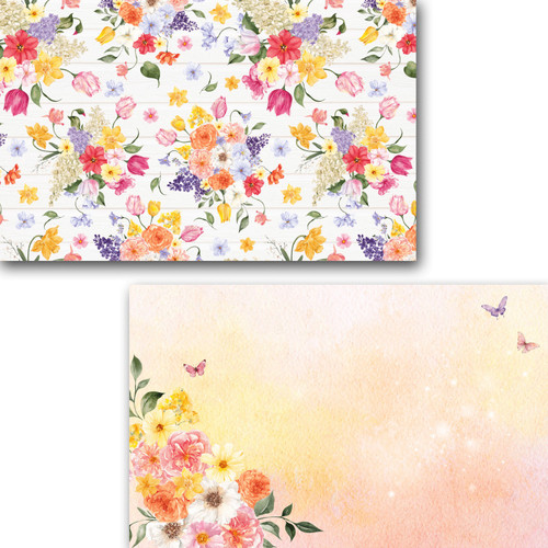 Sunshine Meadows Journal Card Pack 20/Pkg-4 Designs/5 Each MP-61103