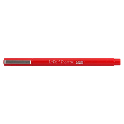 12 Pack Uchida Le Pen Pigmented Pen 0.3mm Fine Tip Open Stock-Red U4900S-2