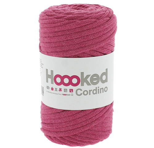 3 Pack Hoooked Cordino Yarn-Bubblegum Pink CORD-27 - 8720629394473