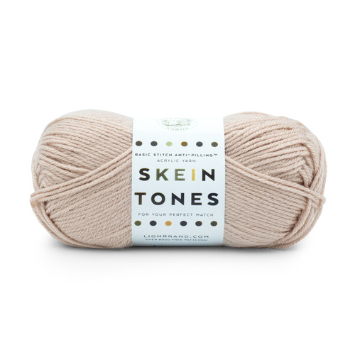 3 Pack Lion Brand Basic Stitch Anti-Pilling Yarn-Skein Tones Birch 202-115