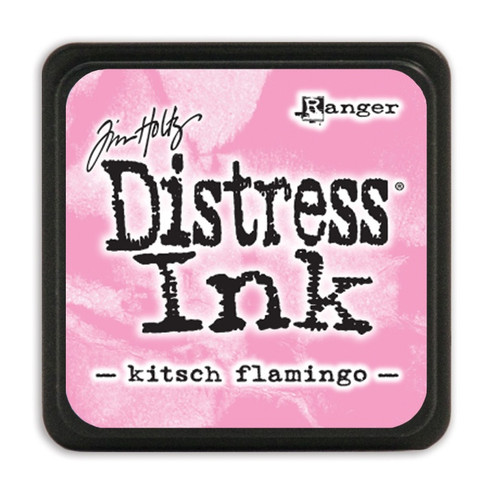 3 Pack Tim Holtz Distress Mini Ink Pad-Kitsch Flamingo DMINI-77244 - 789541077244