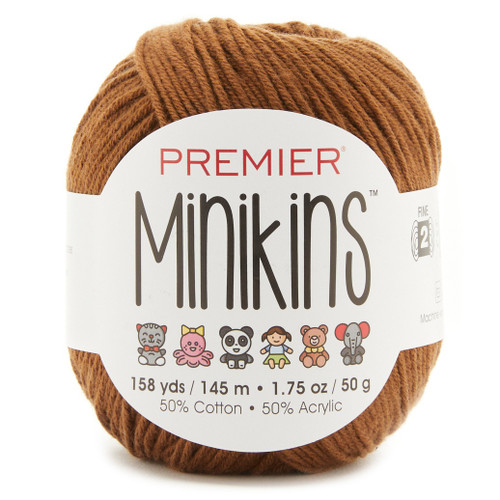 Premier Minikins Yarn-Chestnut - 2103-37 - 840166823163 Premier Minikins Yarn-Chestnut - 2103-37 - 840166823163