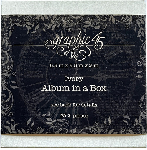 Graphic 45 Staples Album In A Box-Ivory - G4502568 - 810070163228