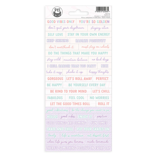 Have Fun Cardstock Stickers 4"X9"-#01 P13HAV11 - 5904619325835