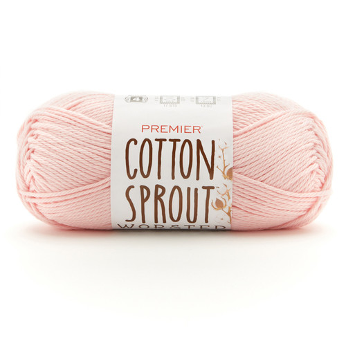 Premier Yarns Cotton Sprout Worsted Yarn-Blush - 2101-06 - 840166822166