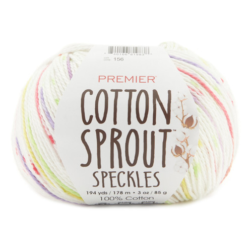 Premier Cotton Sprout Speckles Yarn-Wildflower 2086-09 - 840166819838