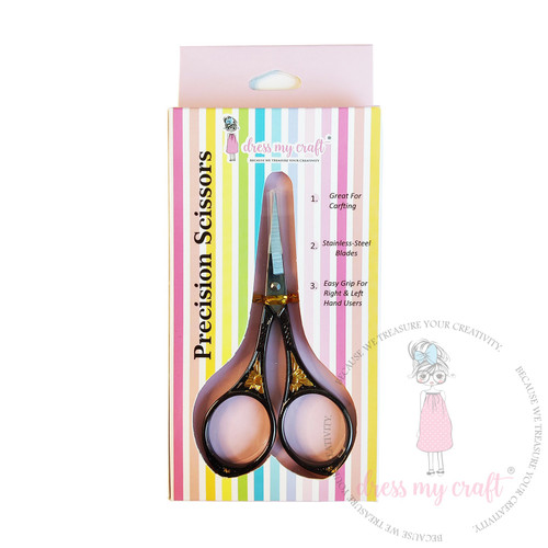 Dress My Craft Precision Scissors-4.5" - DMCT5296 - 194186015436