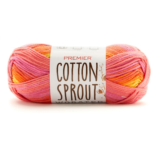 Premier Cotton Sprout Worsted Multi Yarn-Fruit Punch - 2102-06 - 840166822487