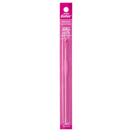 Susan Bates Silvalume Aluminum Crochet Hook 5.5"-Size I9/5.5mm - B2106I - 077216001916 Susan Bates Silvalume Aluminum Crochet Hook 5.5"-Size I9/5.5mm - B2106I - 077216001916
