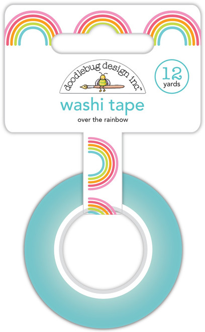 Doodlebug Washi Tape 15mmX12yd-Over The Rainbow WT7954 - 842715079540