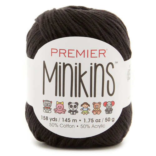 Premier Minikins Yarn-Black - 2103-42 - 840166823217