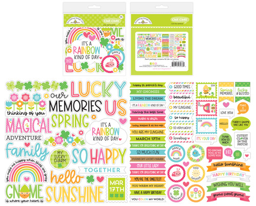 Doodlebug Odds & Ends Chit Chat Die-Cuts-Over The Rainbow OE7976 - 842715079762